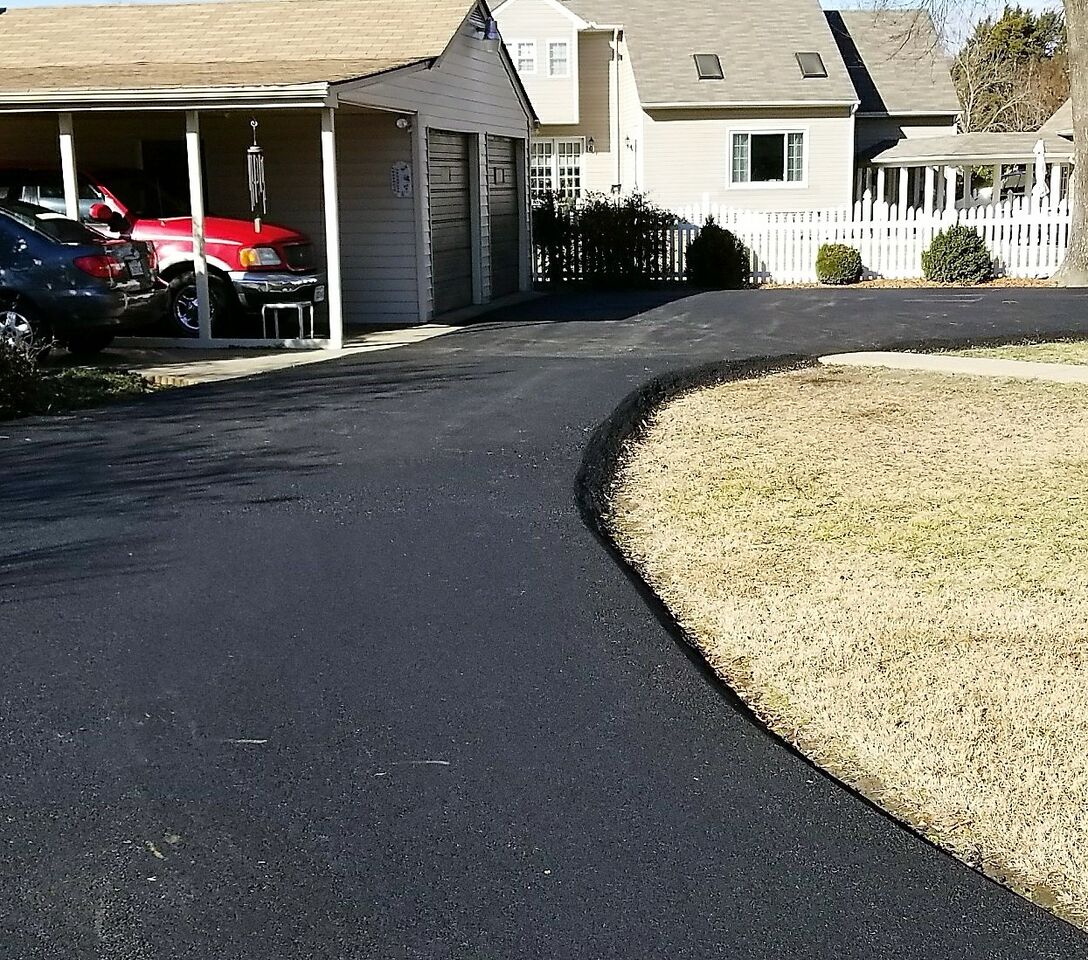 Curved Driveway NC Paving Pros Fayetteville, NC