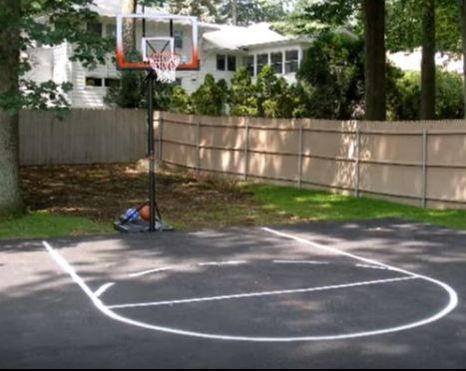 Backyard Basketball Court NC Paving Pros Fayetteville, NC